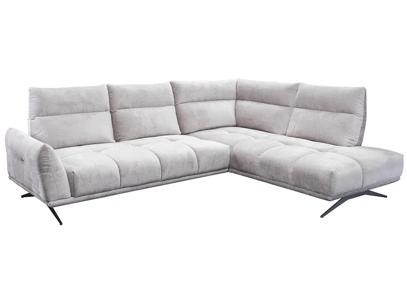 Ecksofa JUST 4 YOU GIOVANNI Polyester hellgrau