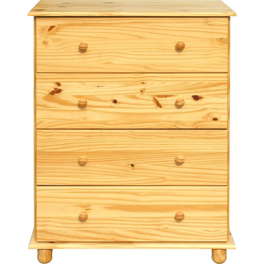 Kommode Julio Natur Kiefer B 80 H 102 cm