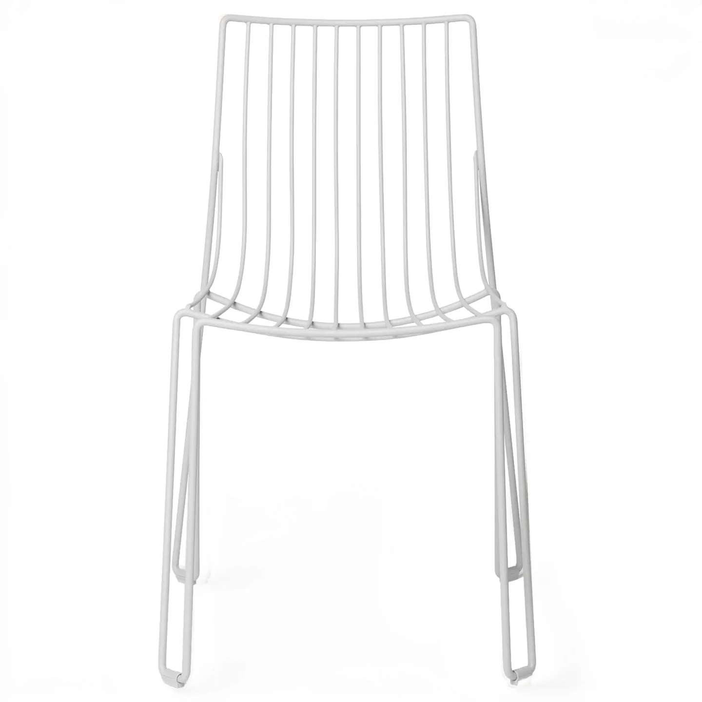 Massproductions - Tio Chair, White - Matstolar utomhus - Chris Martin - Vit - Metall