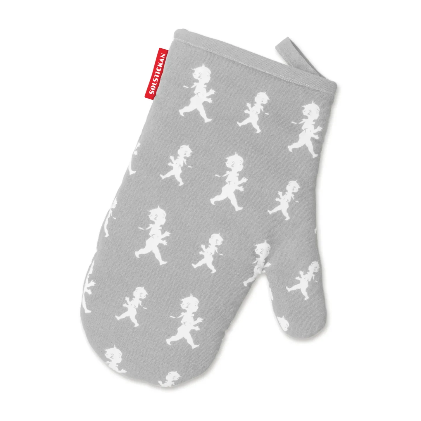 Solstickan Design Solstickan Ofenhandschuh 22 x 30 cm Grau