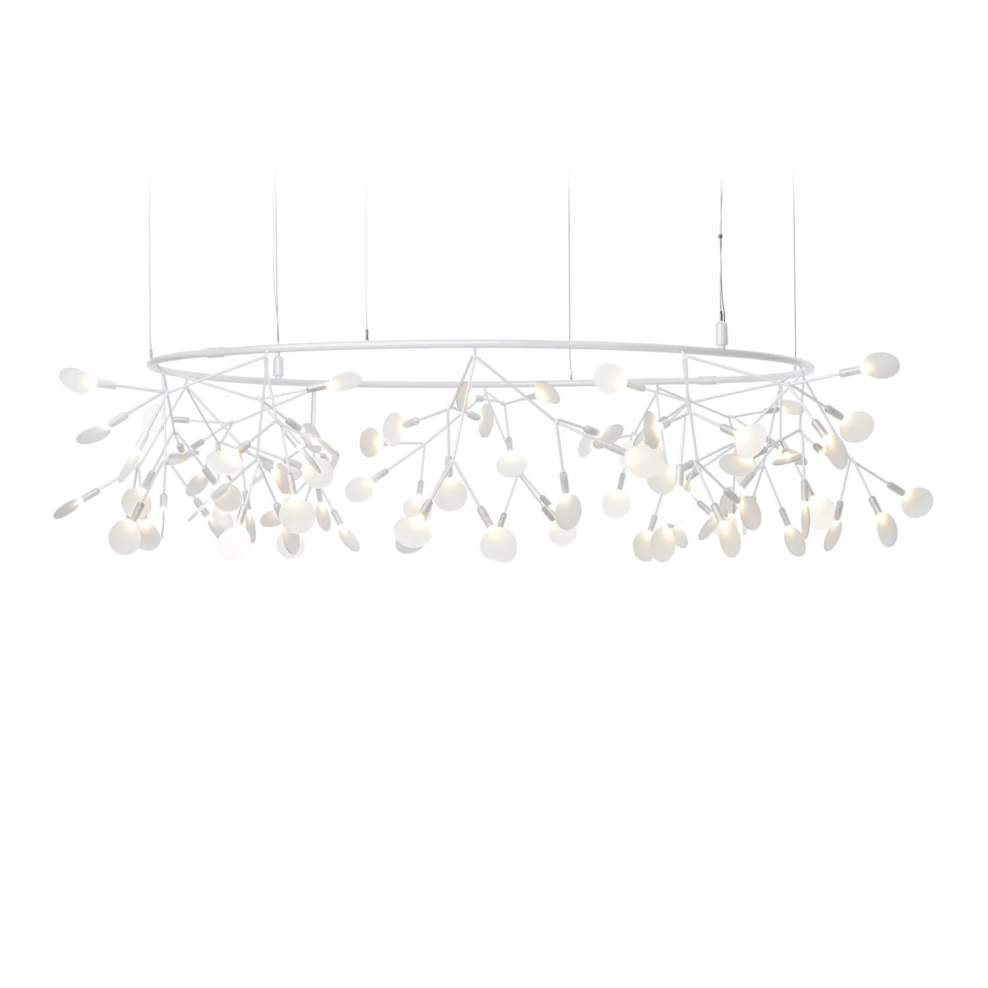 Moooi - Heracleum III, The Big O Small White - Takkronor - Bertjan Pot - Vit