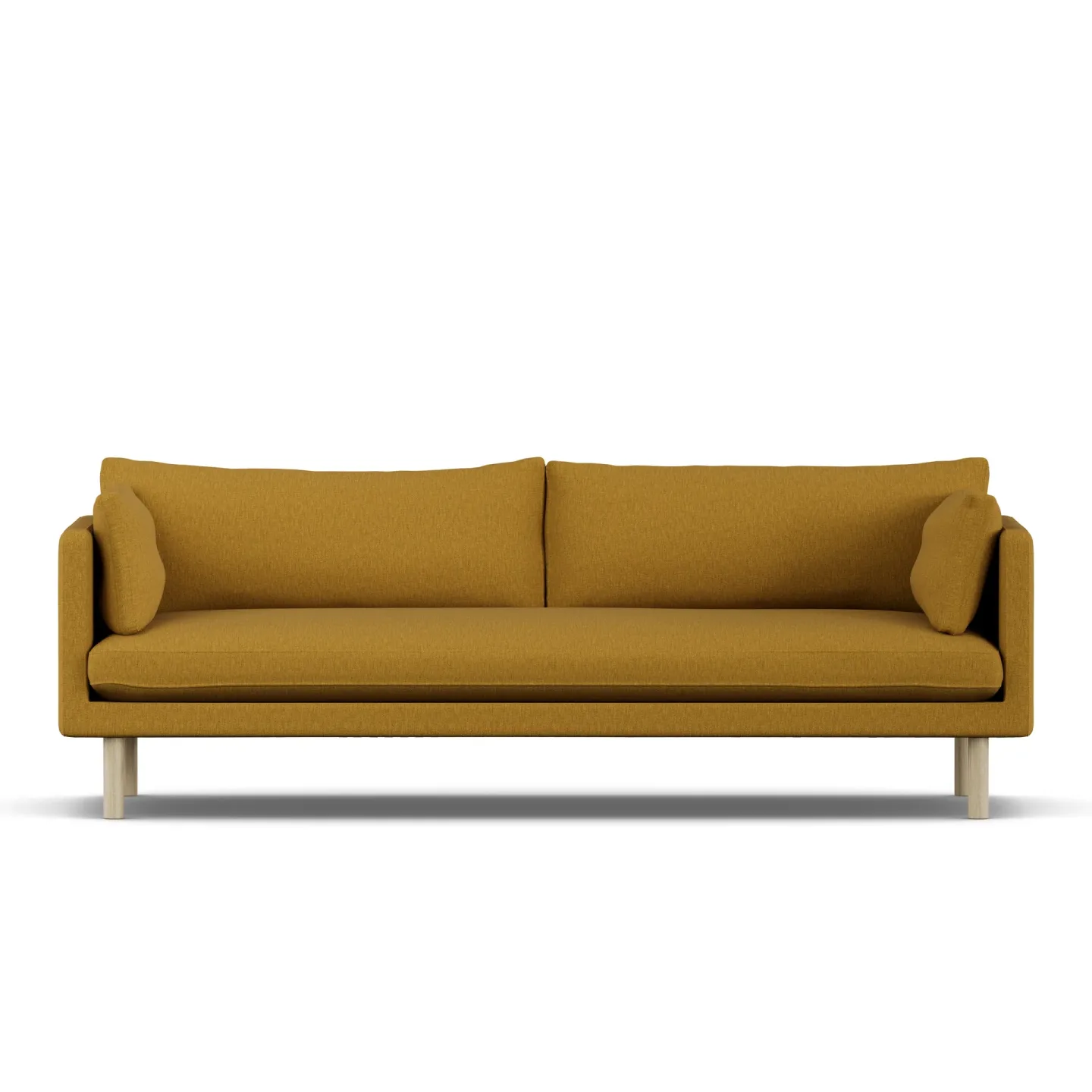 1898 Linnevik Sofa Luiza Mustard 3972-Eiche weiß geölt, 4-sitzig