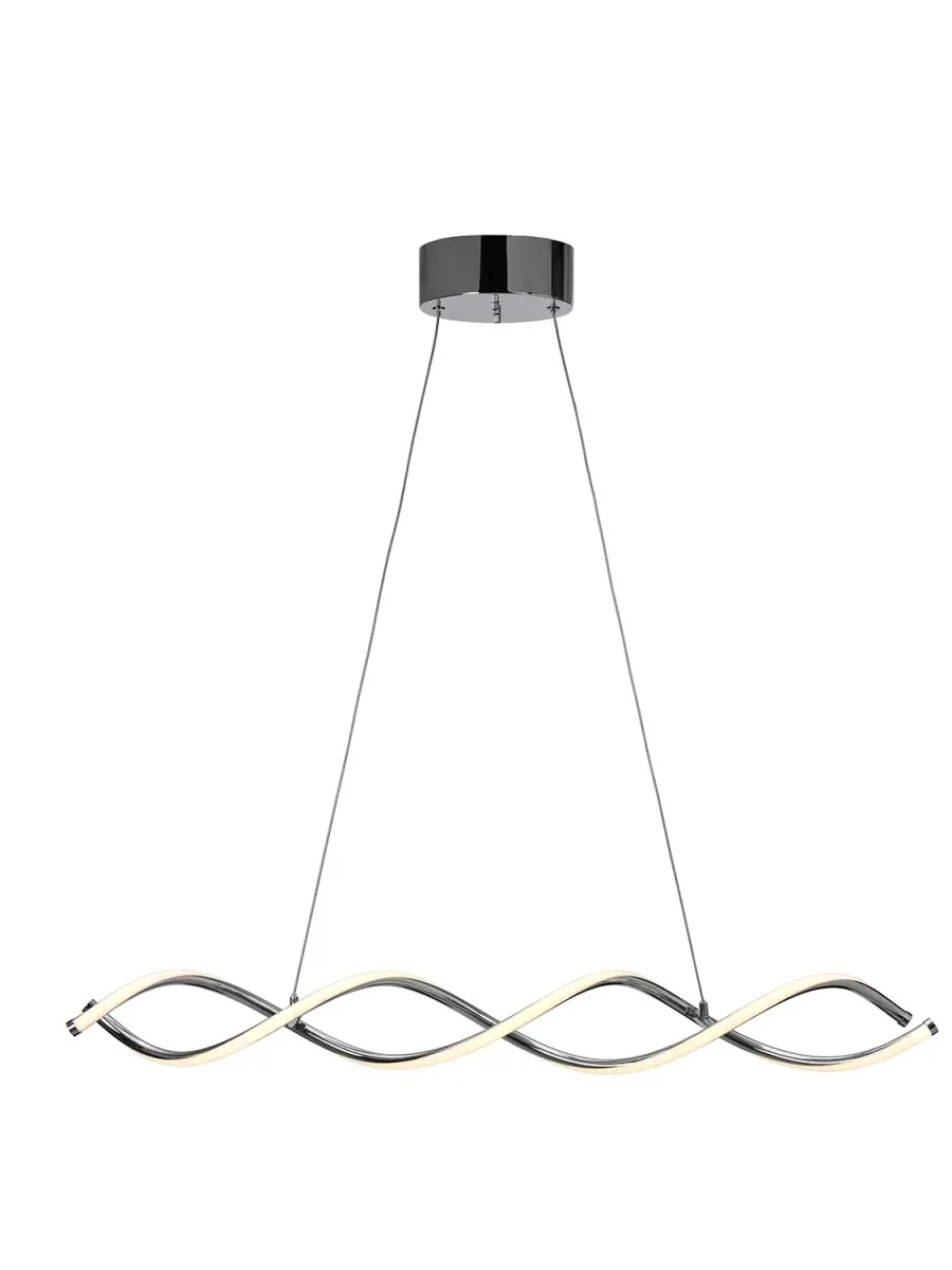 Cottex - Vindla 87cm - Taklampa - Krom