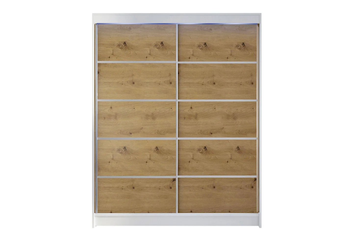 Pickering Garderob 150x200 cm - Vit/Brun