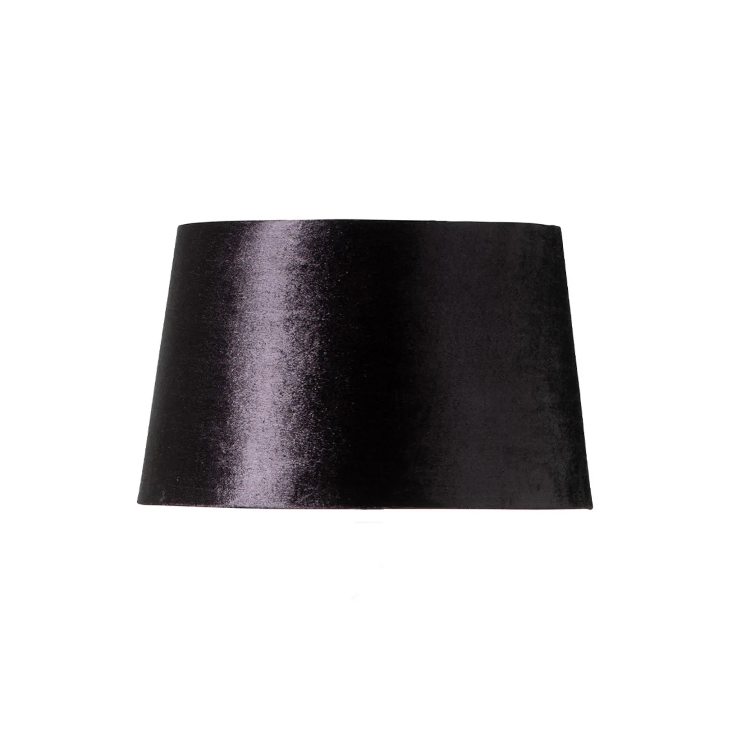 Lola lampskärm, svart, Ø 33 cm, sammet – Watt & Veke - Design - Tyg / textil