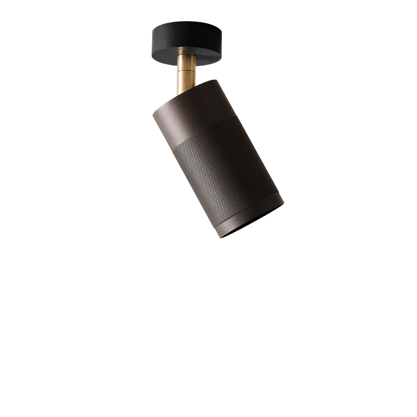 Thorup Copenhagen - Thorup Copenhagen Patrone Ceiling Spot Canopy, Browned Brass, 120 mm - Spotlights - Kasper Thorup - Guld - Metall