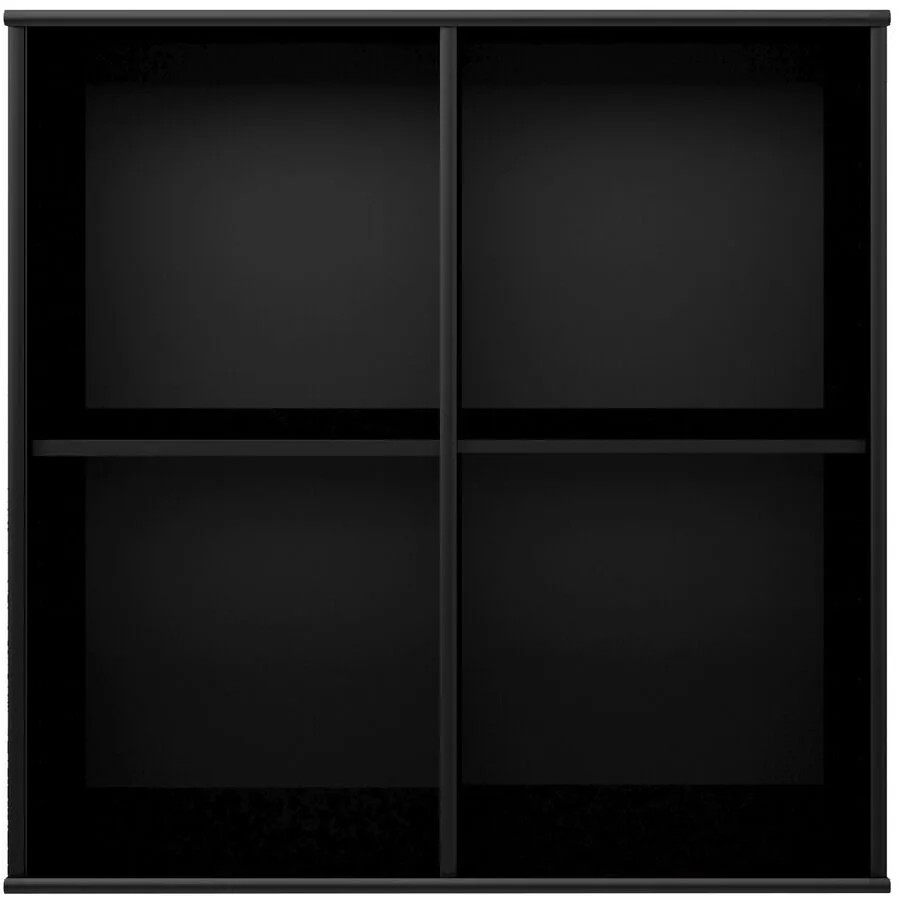 Bücherregal Mister Schwarz Holzwerkstoff 69 cm 69 cm