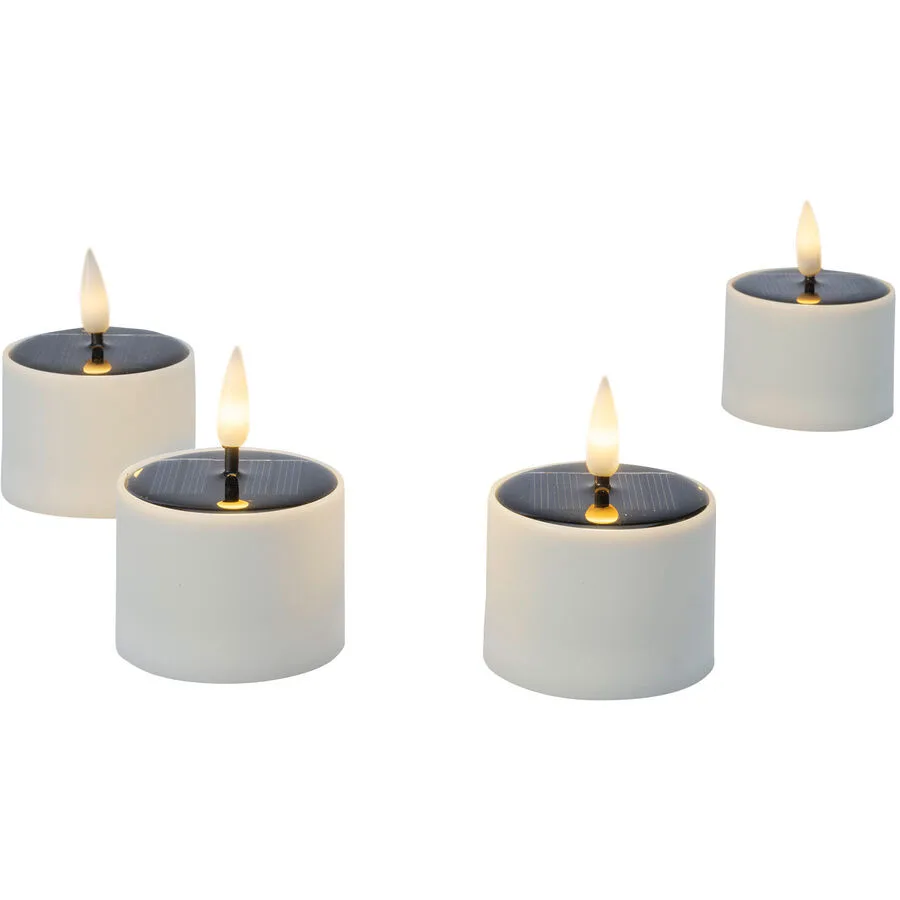 Laterne Garden Weiss Kunststoff 6.5 cm