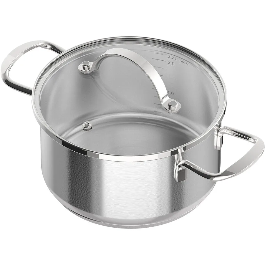 Kasserolle Pentola Edelstahl Edelstahl D 18 cm