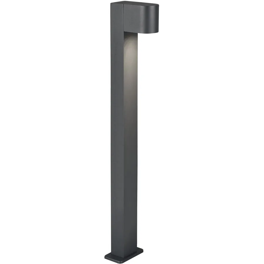 Aussenlampe Reeya Grau 15 cm 100 cm - Farbe: anthrazit - Material: Aluminium-Druckguss
