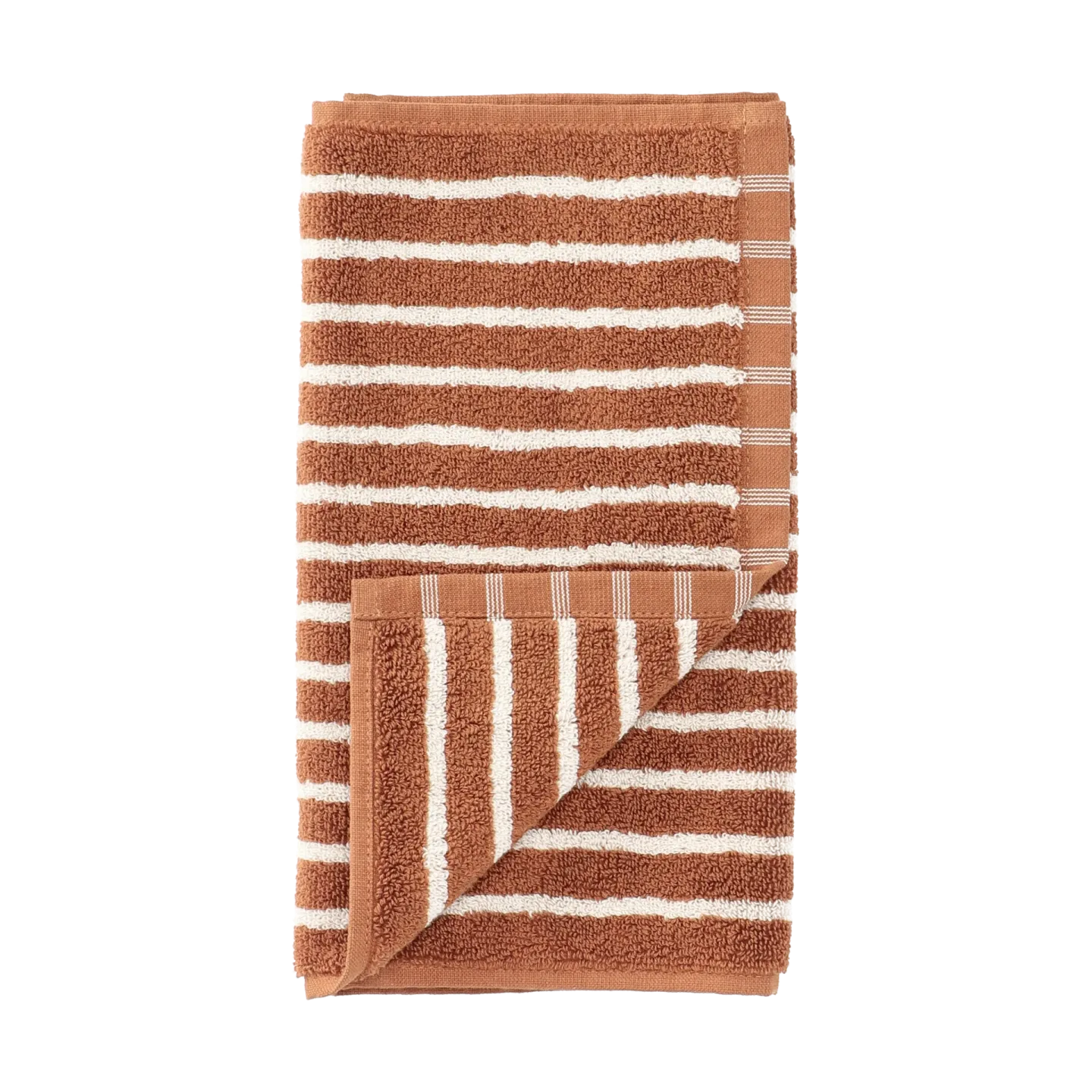 Scandi Living Drift handduk 30x50 cm Brun-vit