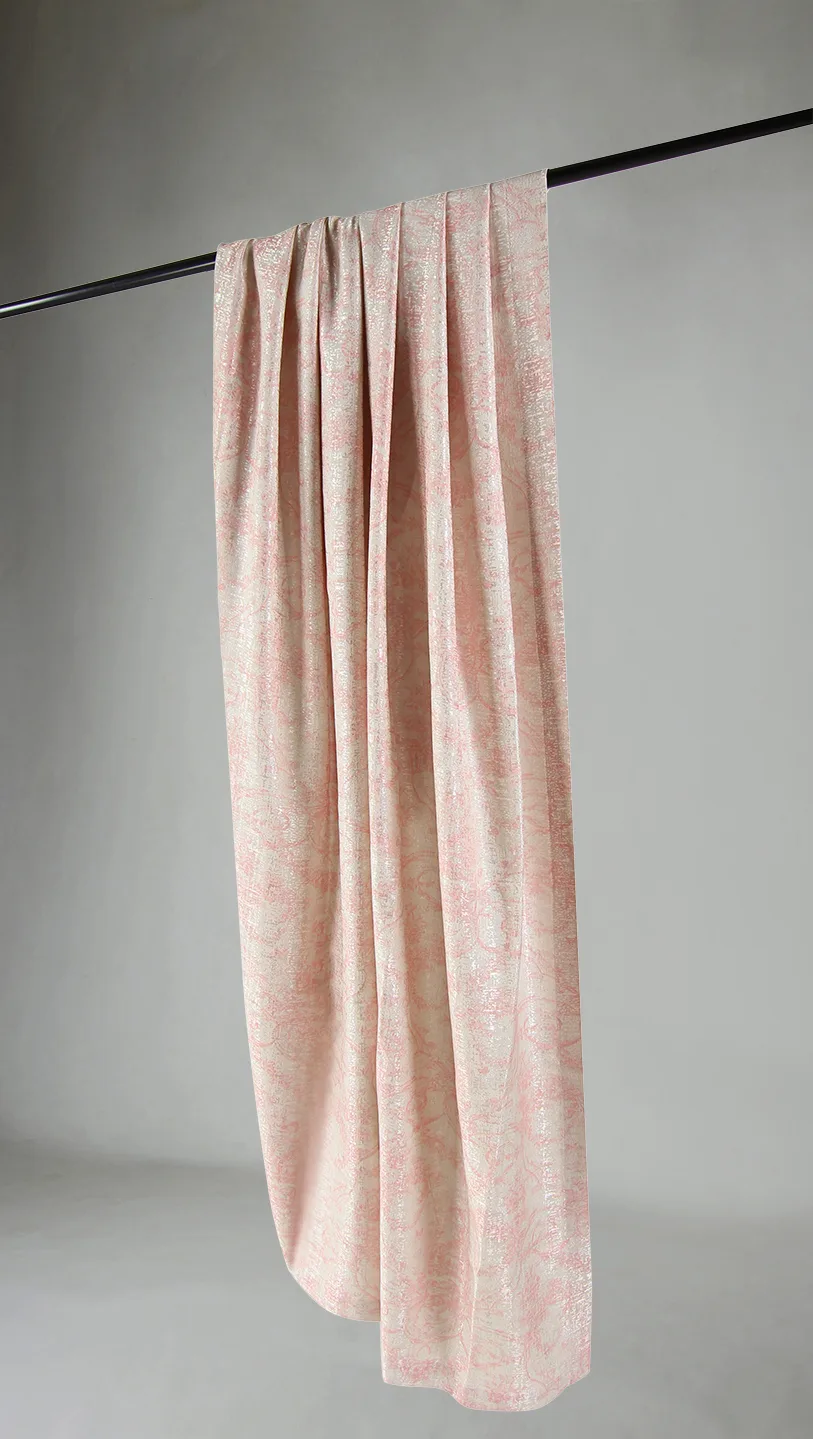 Gardin - Iona (rosa) (Størrelse: 140 x 260 cm)