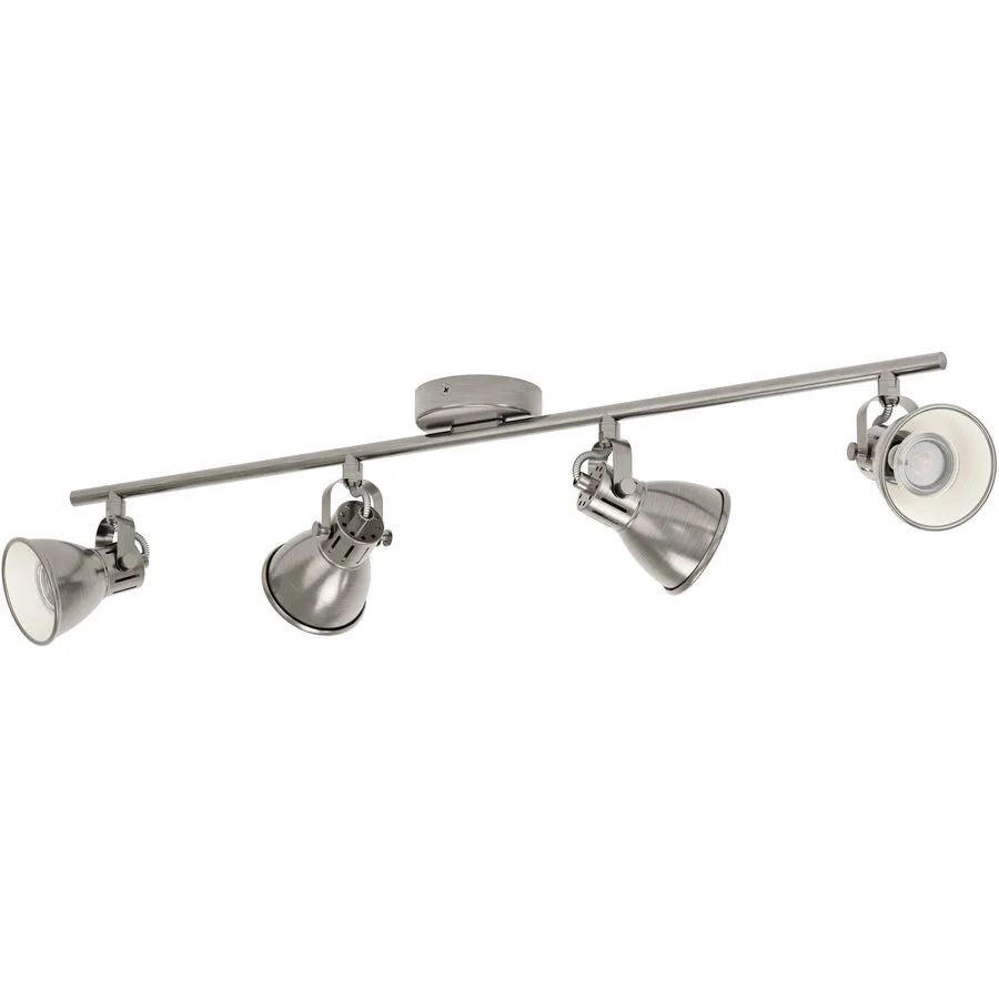 Eglo Spot Seras Grau Stahl 6.5 cm - Farbe: Nickel antik