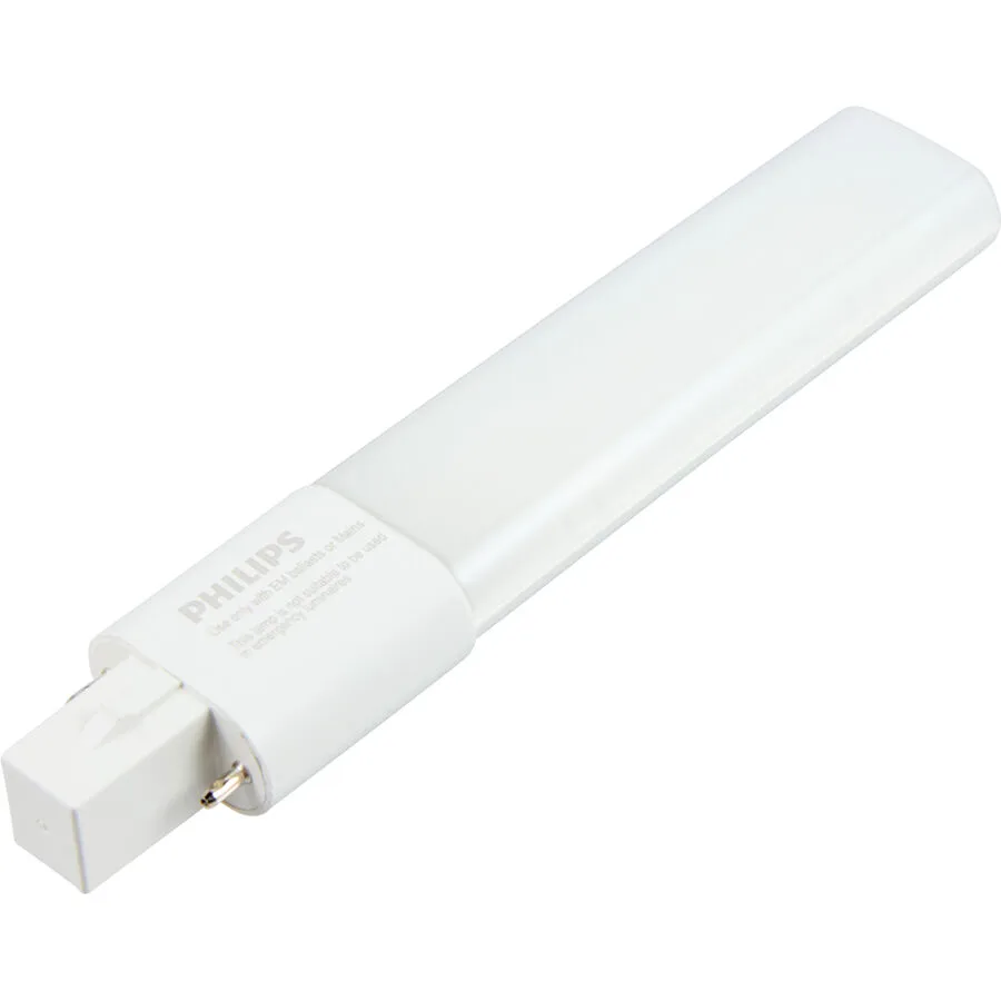 Leuchtmittel Philips Kunststoff G23 5W - Farbe: weiss - LED - Lichtfarbe: Warmweiss - LED Leuchtmittel