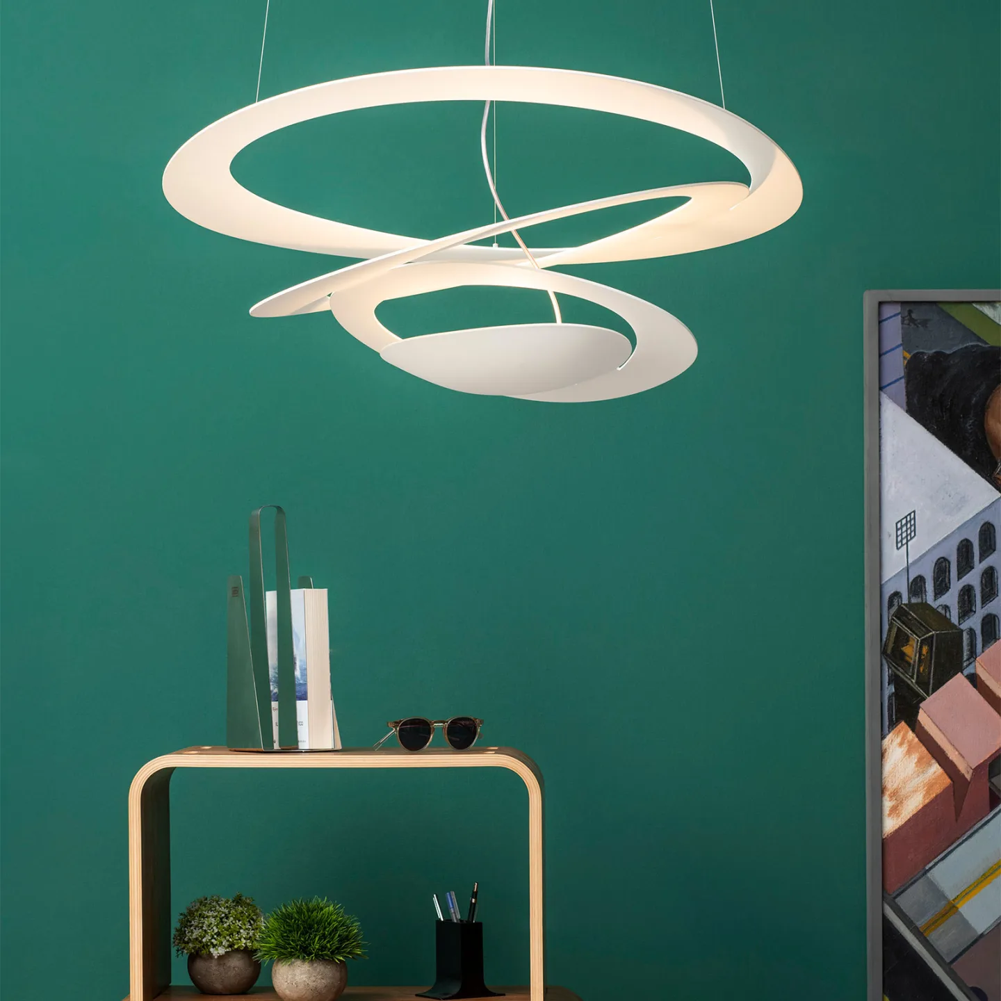 Pirce Mini Pendelleuchte - Artemide - Wohnzimmer - Design - Metall - Einflammig