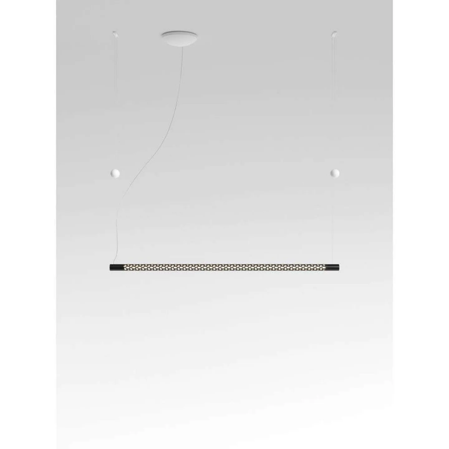 Squiggle H8 Pendelleuchte 3000K Matt Black - Rotaliana - Metall