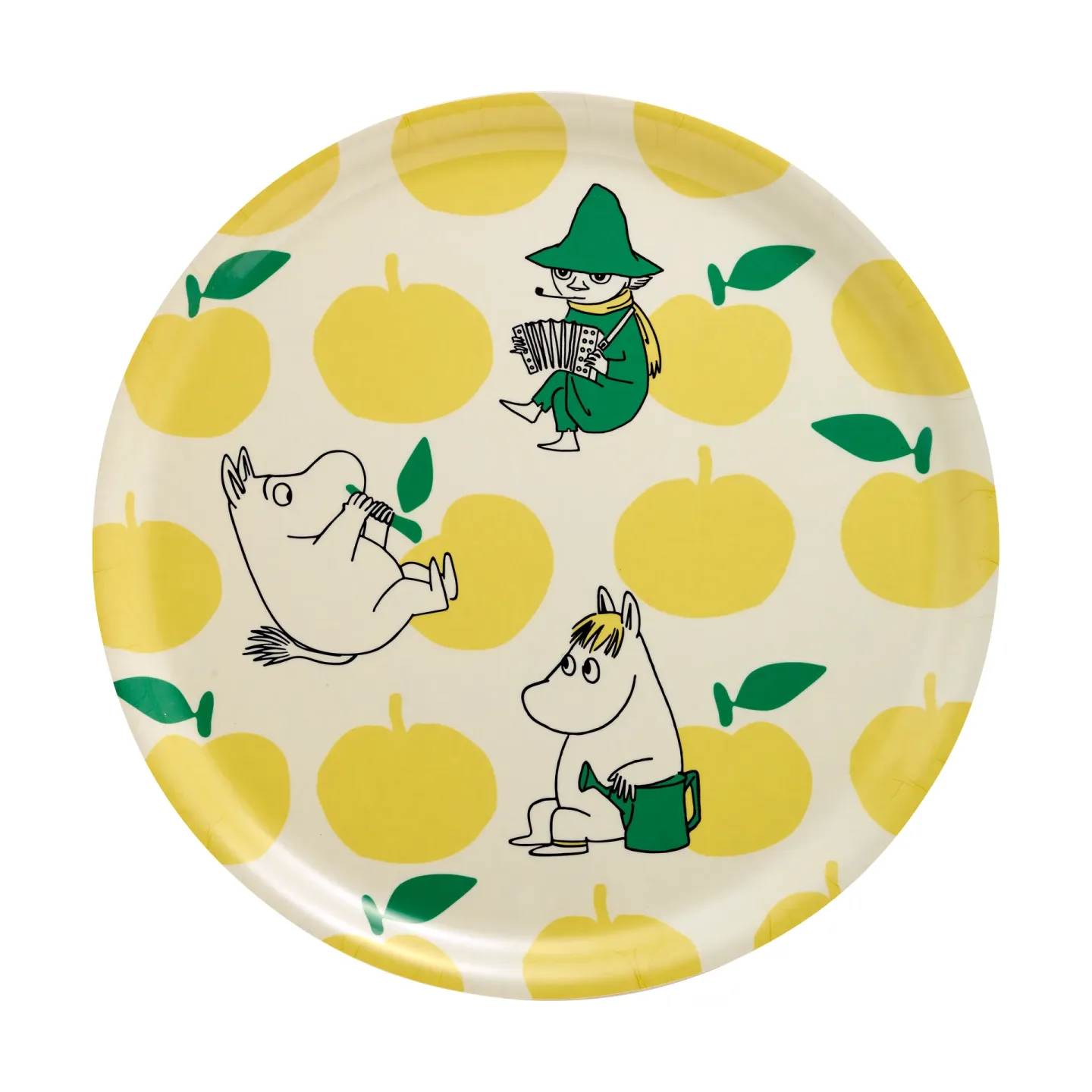 Muurla Moomin Tablett Ø35 cm Joyfull Apples
