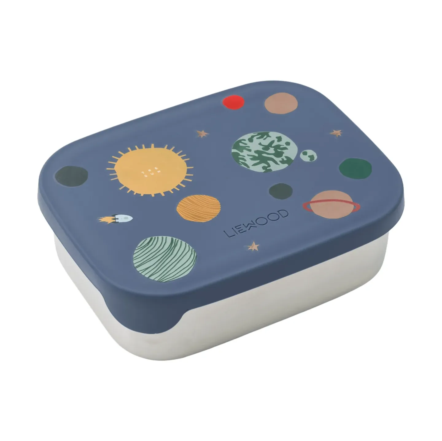Liewood Arthur Brotdose 13,5x17 cm Universe-Classic navy