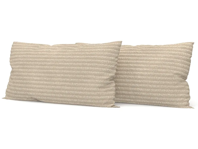 SWISS HOME STYLE Set 2 Kissen AMBER 50x70cm beige