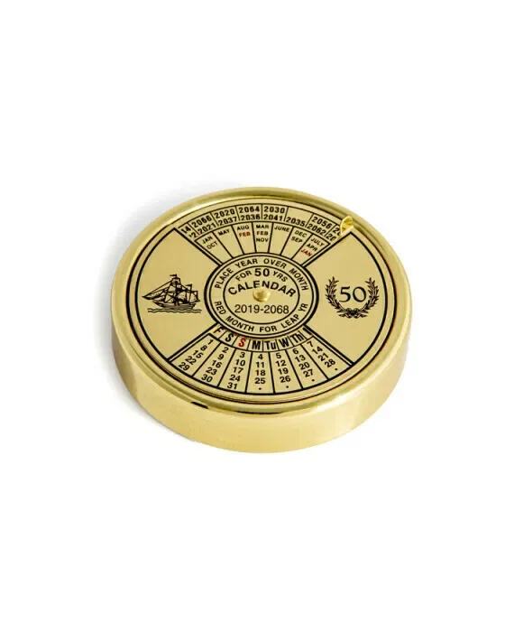 50-årskalender guld