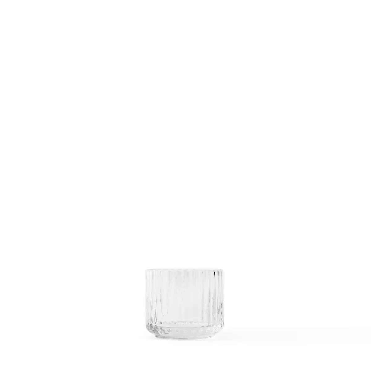 Lyngby Porcelæn Glas-Windlicht Ø6,7 cm Klar