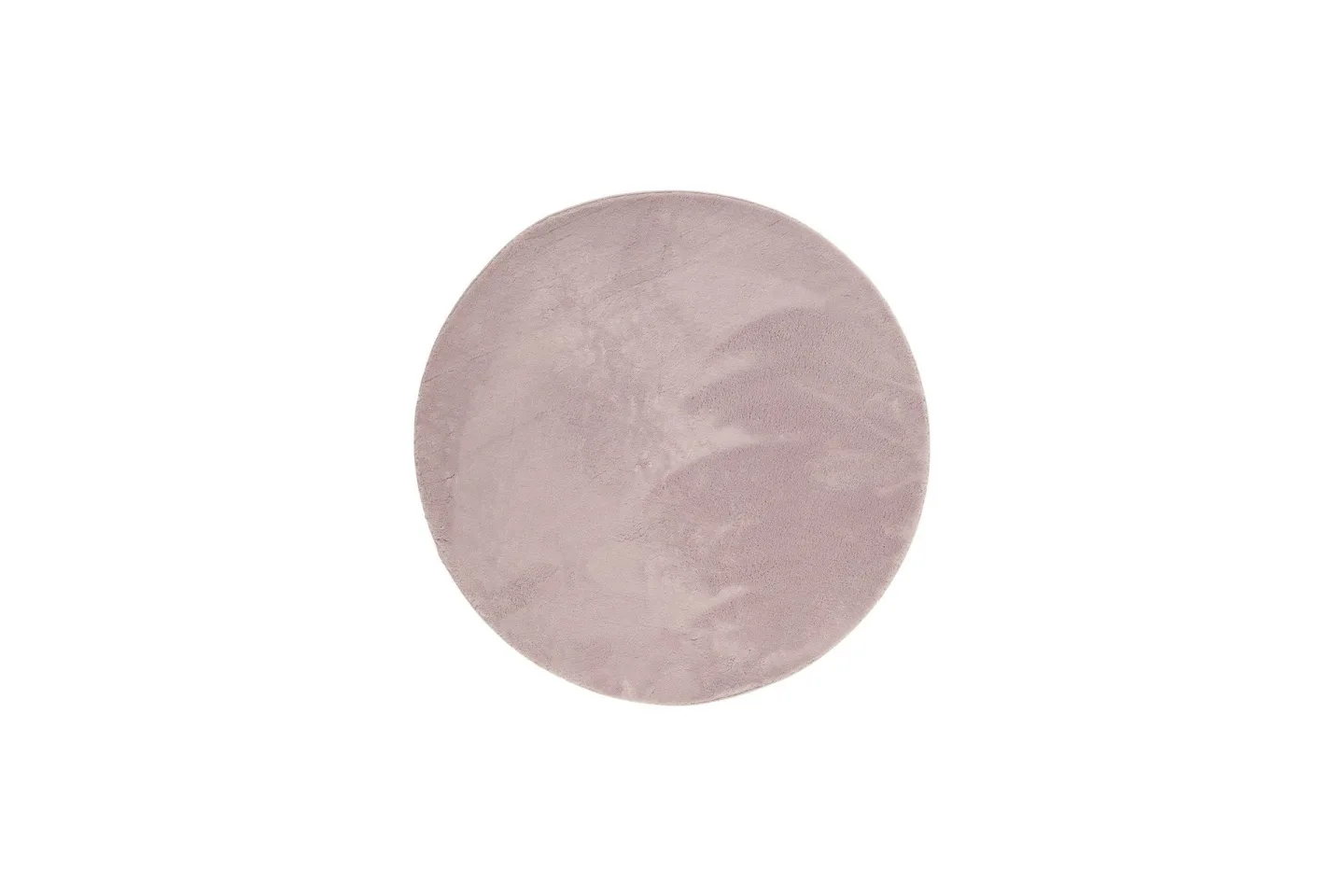 Soft Wiltonmatta 200 cm Rund - Rosa