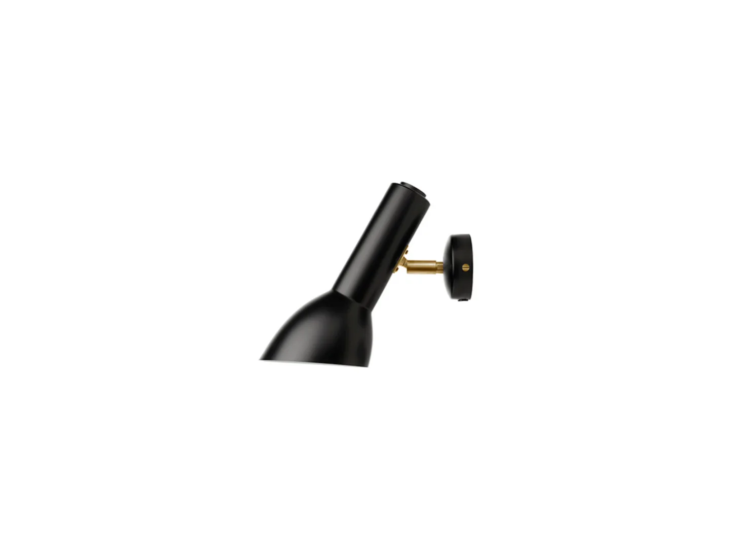 Oblique Væglampe HW Brass/Black - Cph Lighting - Stue - Aluminium