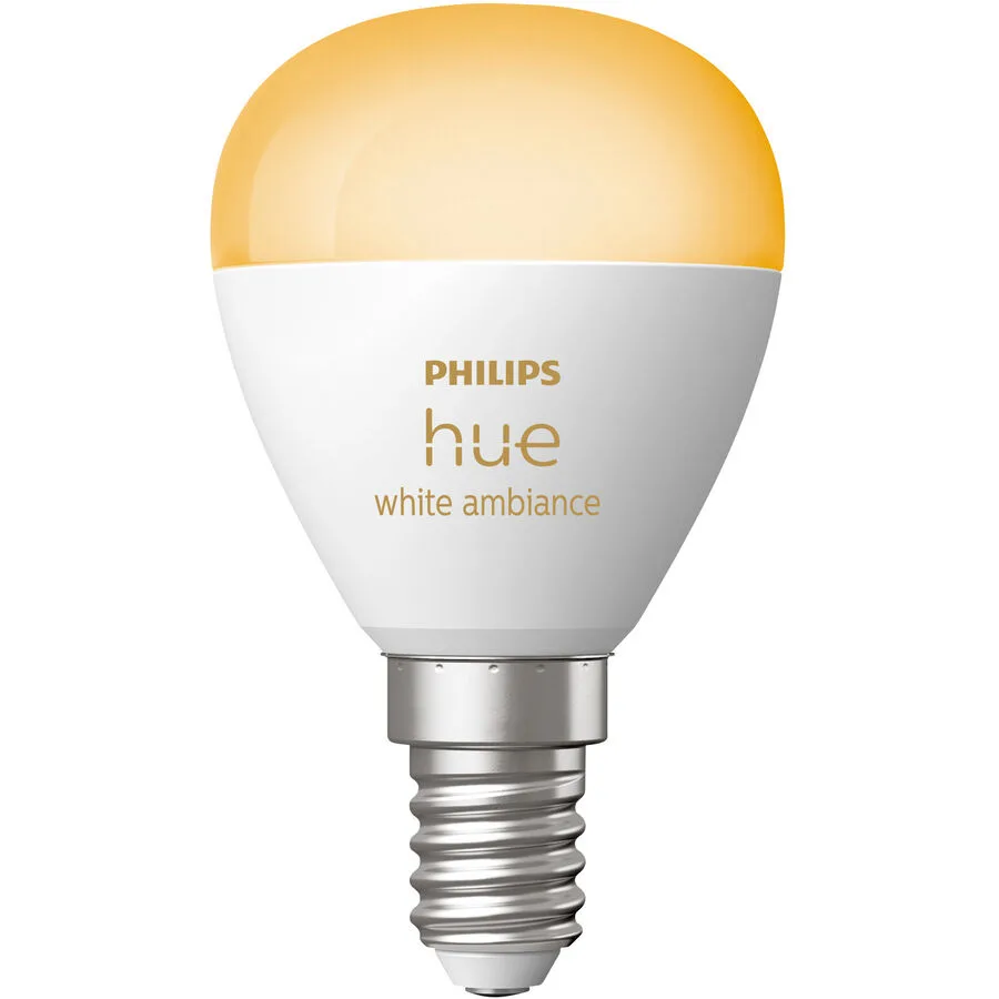 Leuchtmittel Philips Hue Kunststoff E14 5.09 W - Farbe: Transparent - LED - Lichtfarbe: Warmweiss