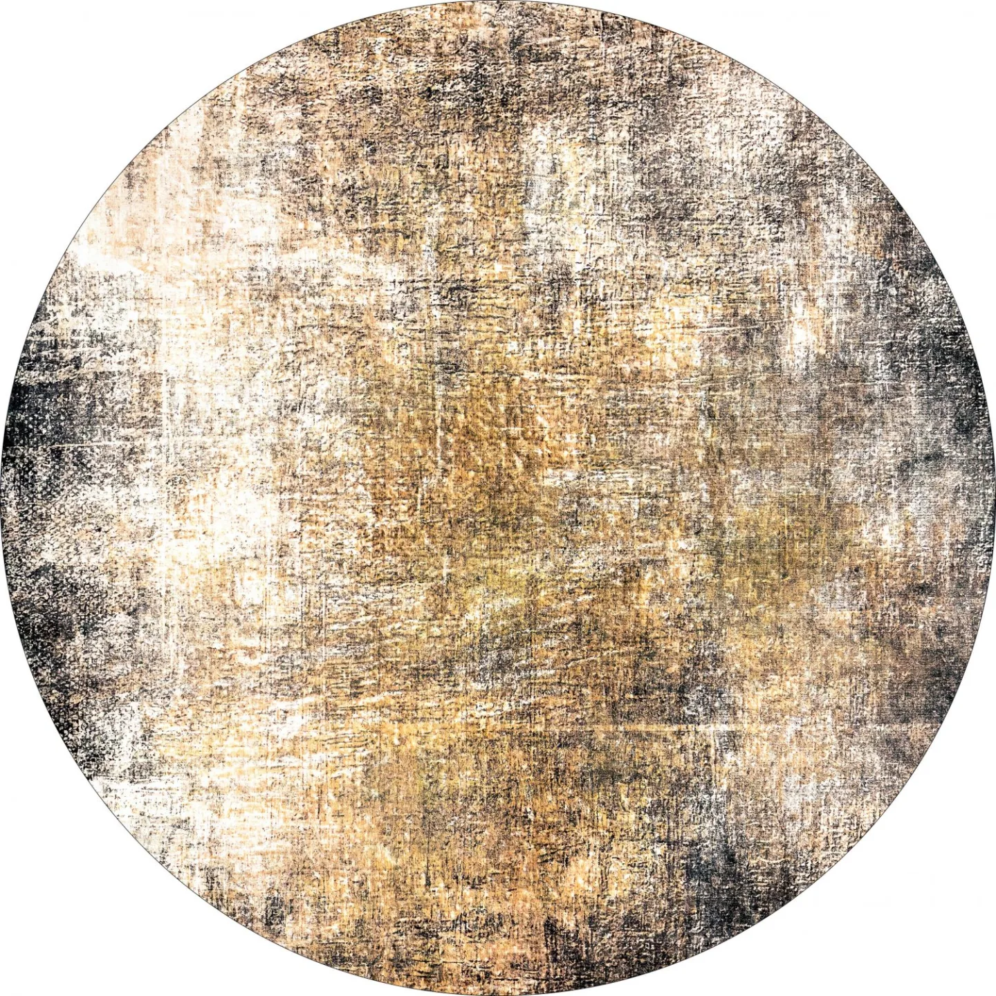 Rundt teppe - Florent (brun) (Størrelse: Ø 200 cm)