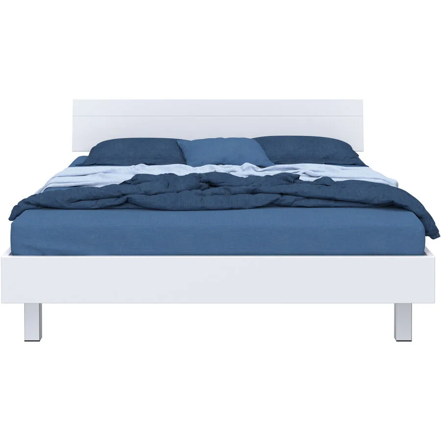 Bett Smart Weiss MDF 160 x 200 cm
