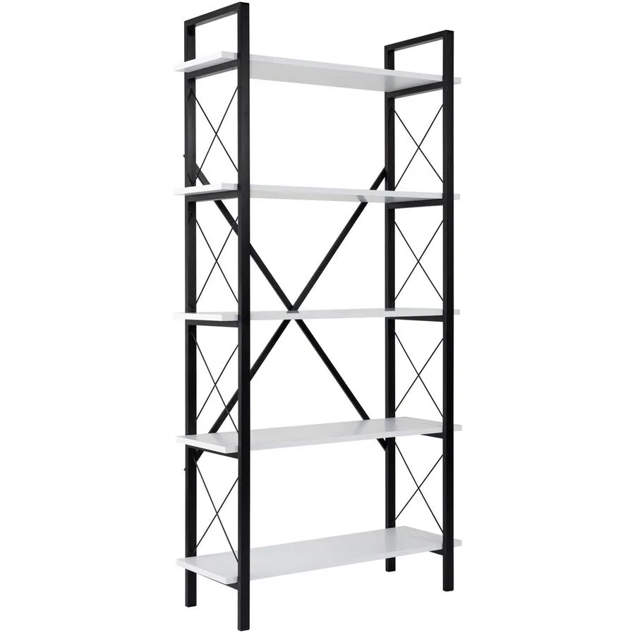 Bücherregal Ely weiss Holzwerkstoff B 90 H 180 cm