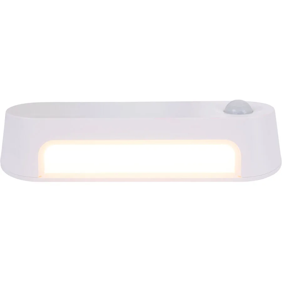 Wandlampe Arun Kunststoff weiss - LED - Lichtfarbe: Warmweiss- LED Energiesparlampe