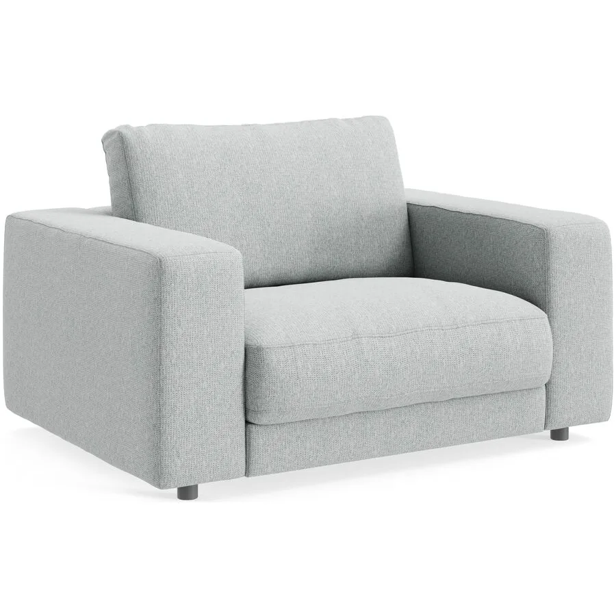 Sessel Ava frost grey Bezug: 100% Polyester B 140 T 107 H 86 cm - Möbel Konfigurator: Traummöbel individuell zusammenstellen