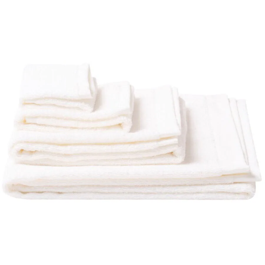 Journey Living Duschtuch Garda white Baumwolle/Hanf