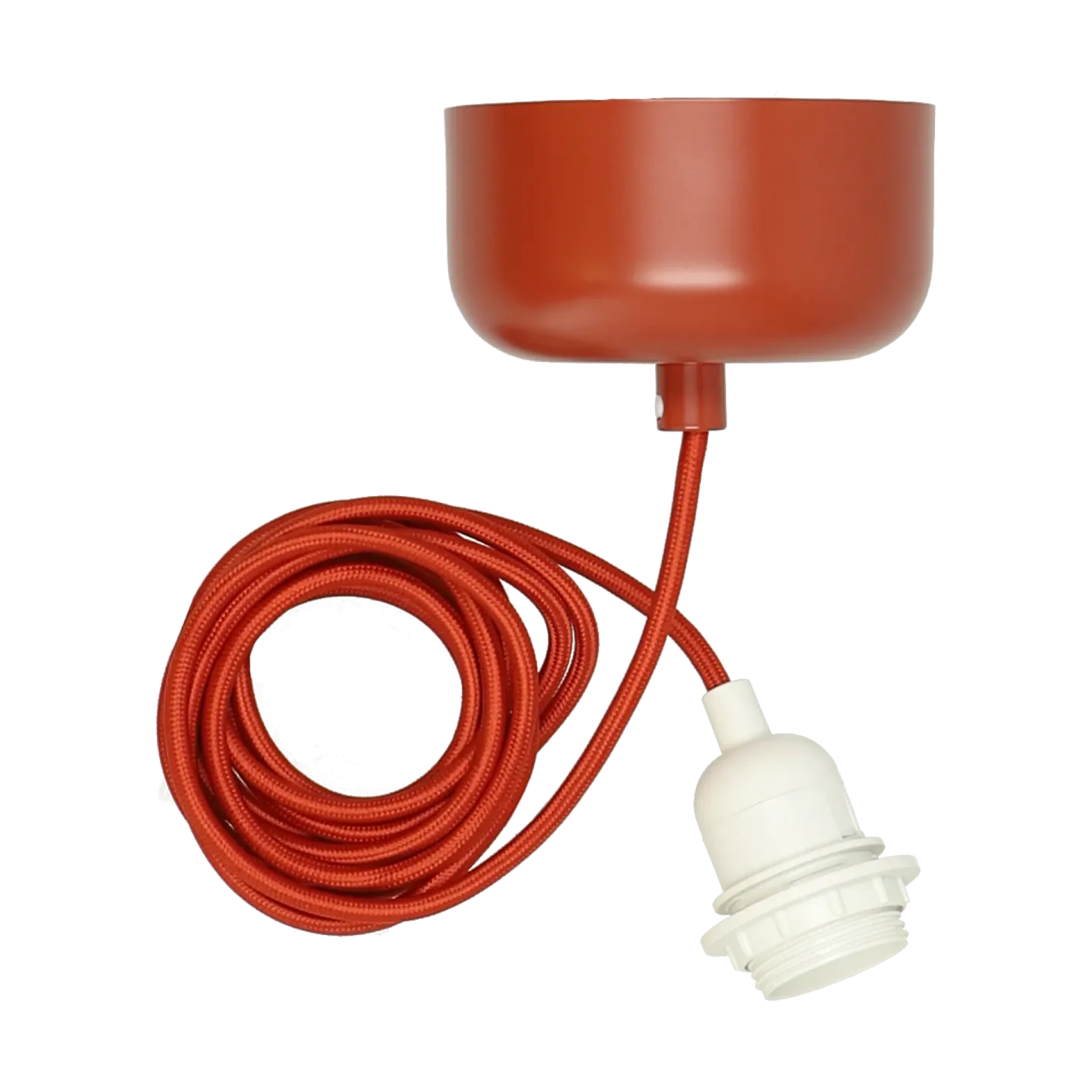 Scandi Living Deckenaufhängung inkl. Kabel 250 cm Rot