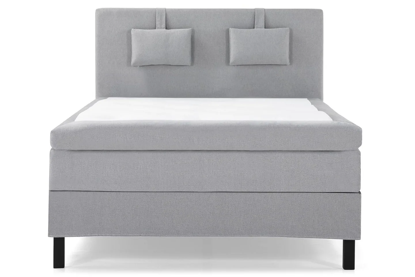 Lucky Komplett Sängpaket 140x200 Polyeter Slät - Nackkudde Liten Mellangrå