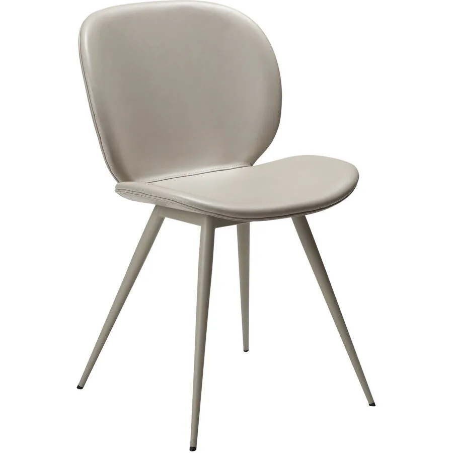 DAN-FORM Stuhl 2er-Set Cloud beige Kunstleder