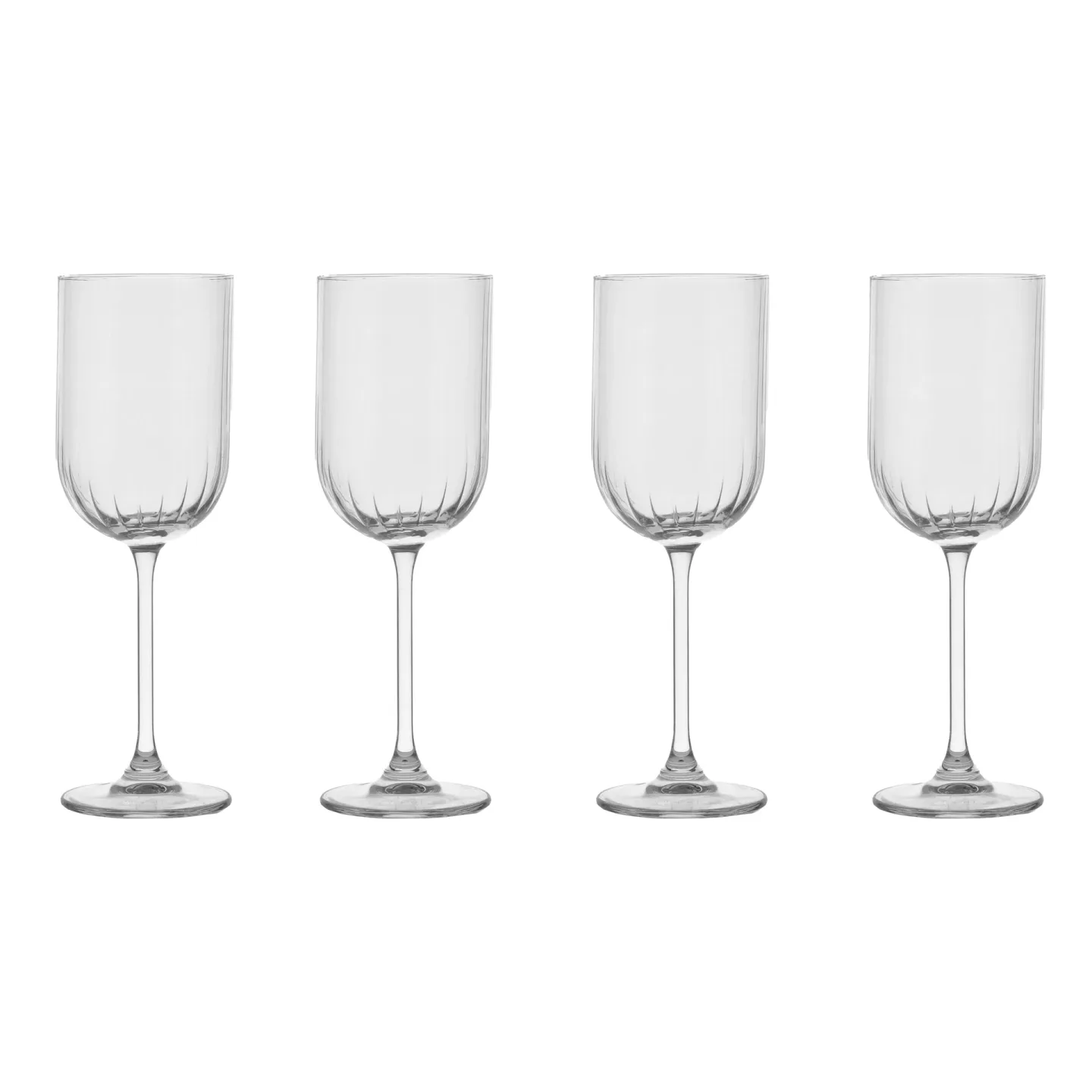 Scandi Living Pristine Weißweinglas 32 cl 4er-Pack Klar