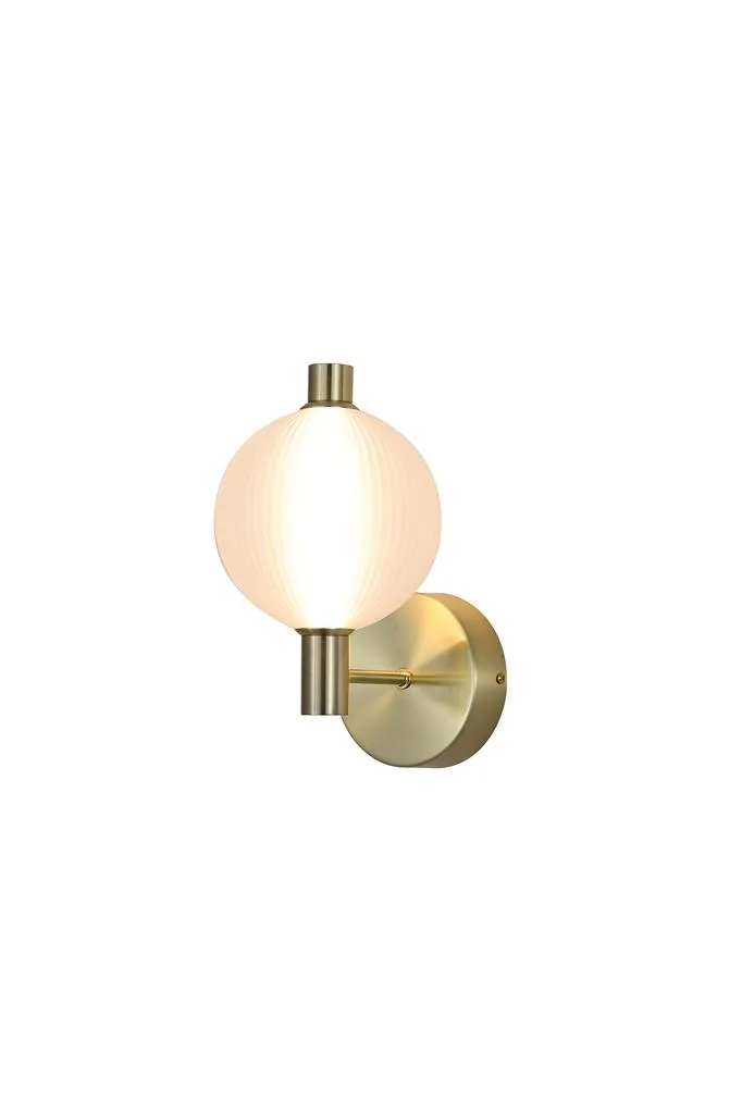 Searchlight - Luminique 15cm - Vägglampa - Mässing