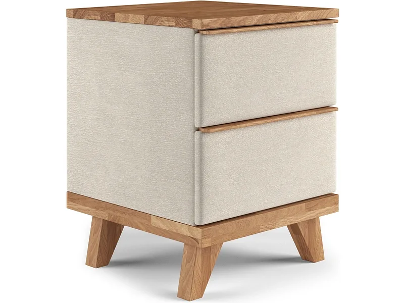 Nachttisch SWISS HOME STYLE ONYX 43x45x57cm beige massives holz