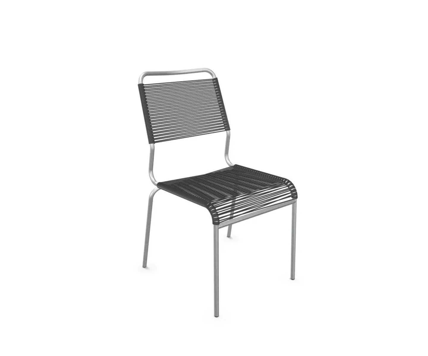 Schaffner Spaghetti-Stuhl Rigi Comfort Feuerverzinkt Grau | Schubiger Möbel