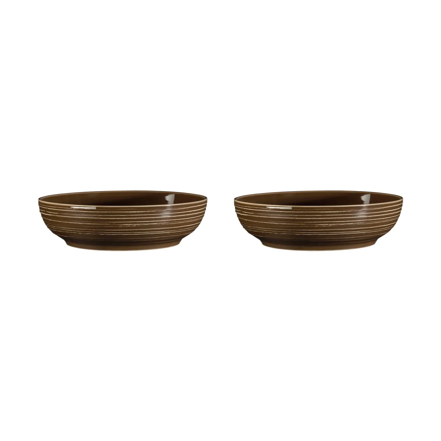 Seltmann Weiden Terra Schale Ø25,5cm 2er Pack Earth Brown