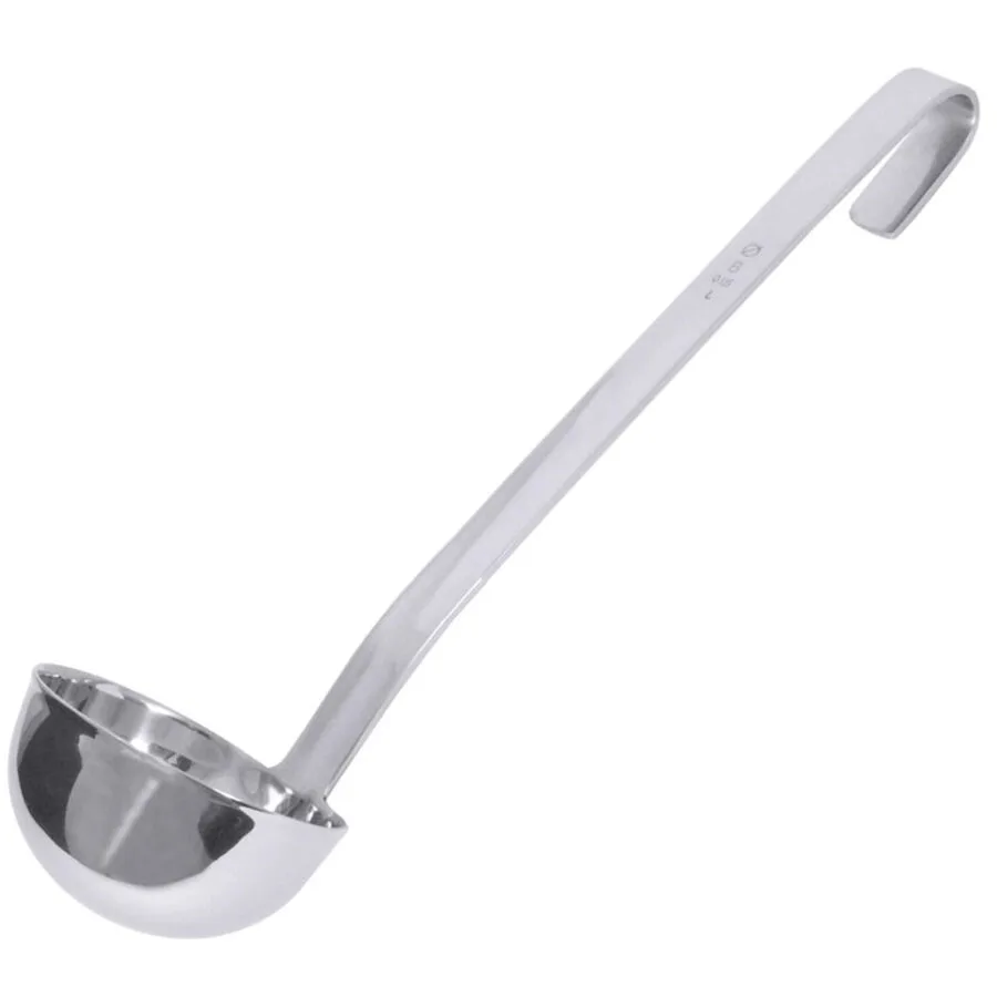 Schöpflöffel Contacto Bander silber Edelstahl T 10 cm - Material: Edelstahl 18/10