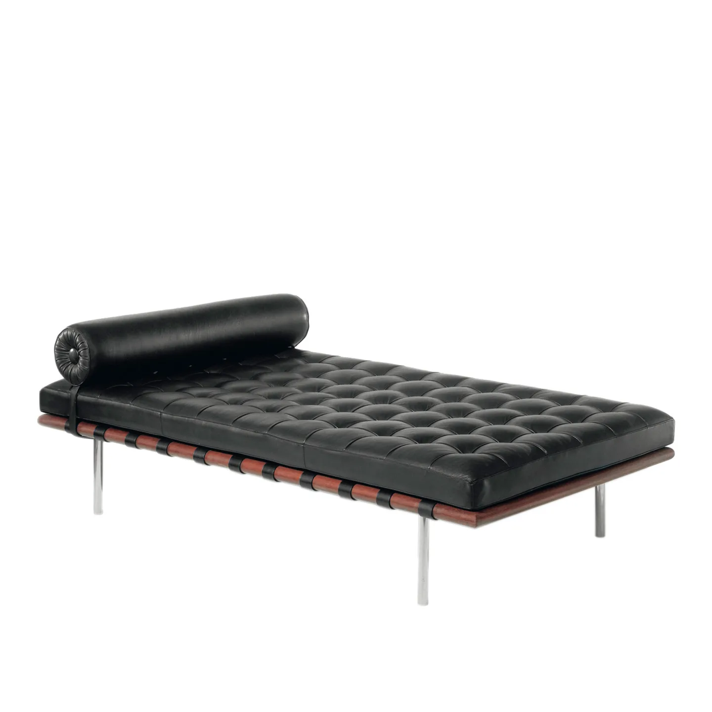 Knoll - Barcelona Day bed, Läder: Kat. W - Velluto Pelle VP03 - Dagbäddar - Ludwig Mies van der Rohe - Brun