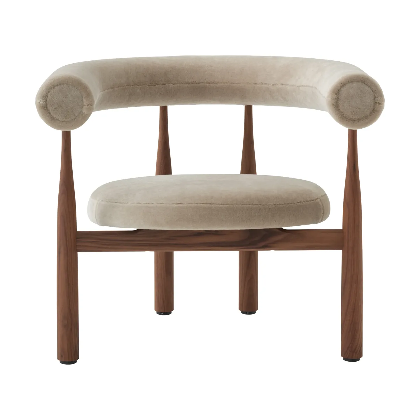 New Works Bukowski Lounge Chair Walnut, Rest 23