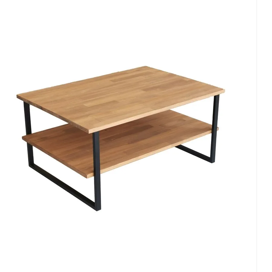 Salontisch Yasam eiche Kiefer Massivholz B 85 T 60 cm
