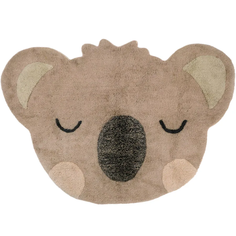 Kinderteppich Antonela Beige Baumwolle 80 cm 120 cm