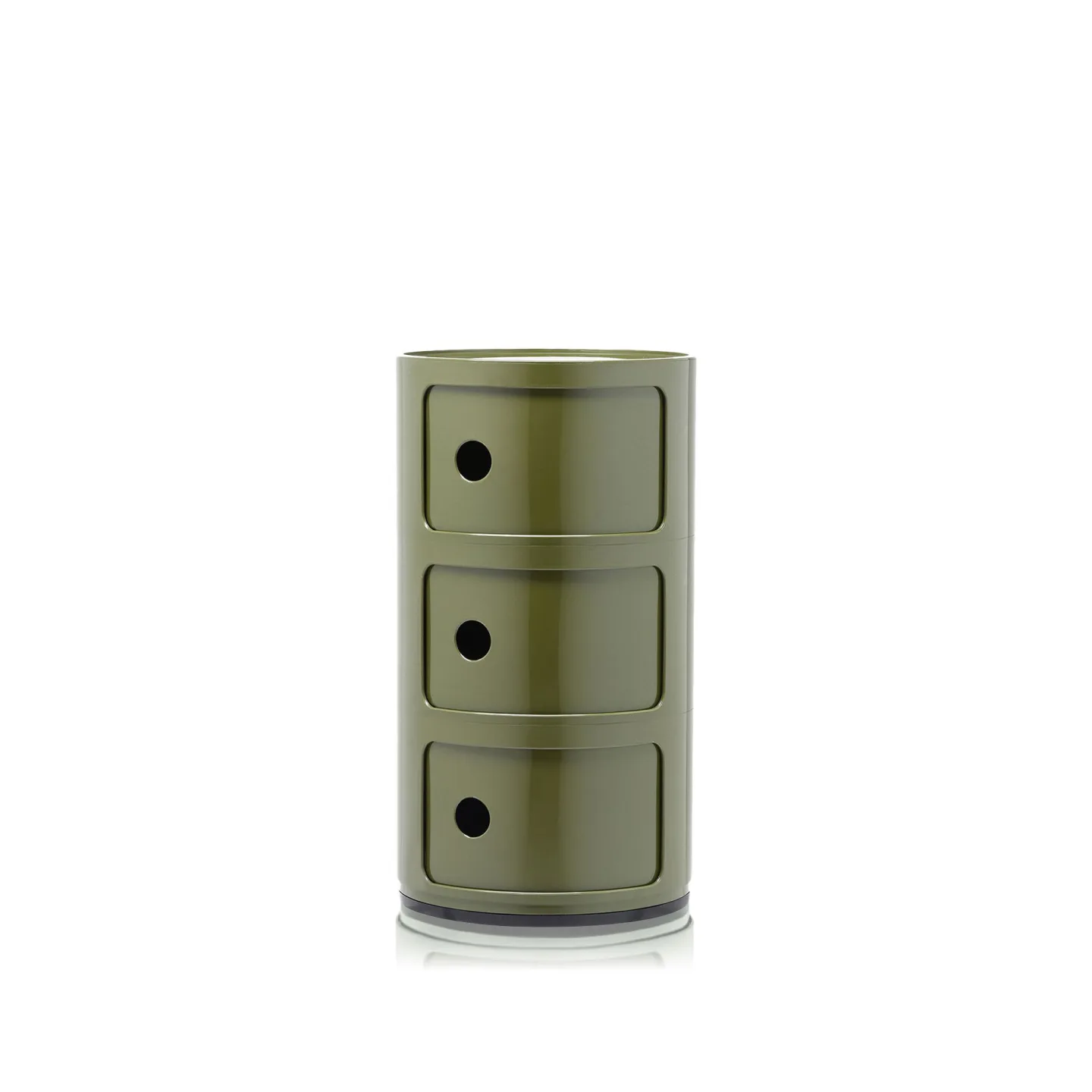 Kartell - Componibili 4967, Green, 3 Compartments - Hurtsar - Anna Castelli Ferrieri - Grön - Plast