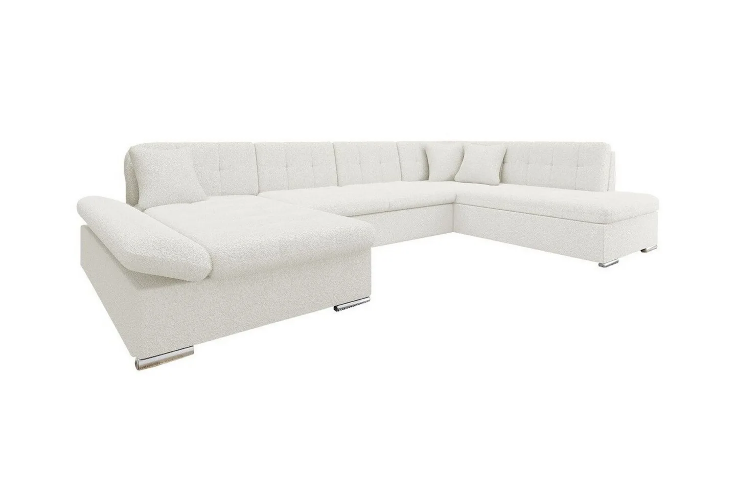 Zumar 5-sits Hörnbäddsoffa White -