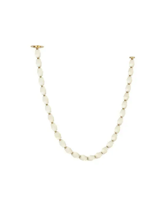 Collier Alabaster 84 Chandelier Antique Brass 2700K